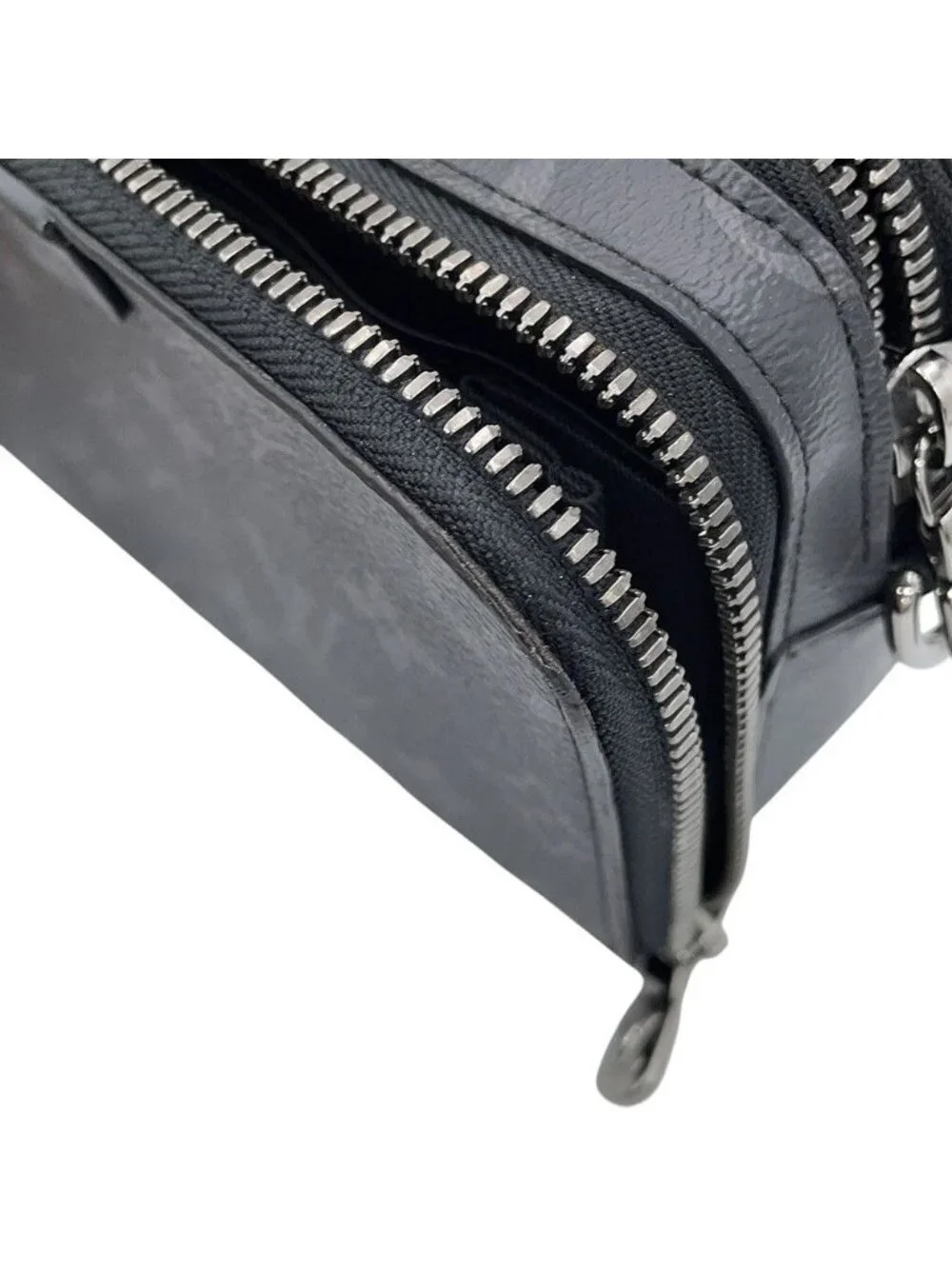 Louis Vuitton Shoulder Bag Monogram Eclipse Alpha Wearable Wallet Black